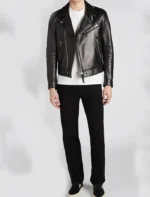 Premium Black Biker Leather Jacket