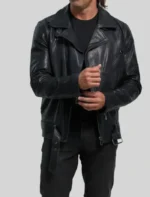 Premium Black Leather Biker Jacket