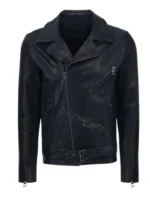 Premium Black Leather Biker Jacket