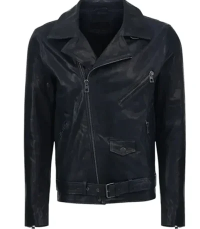 Premium Black Leather Biker Jacket