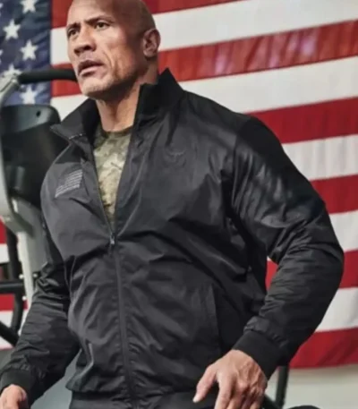 Project Rock X Freedom Dwayne Johnson Black Jacket