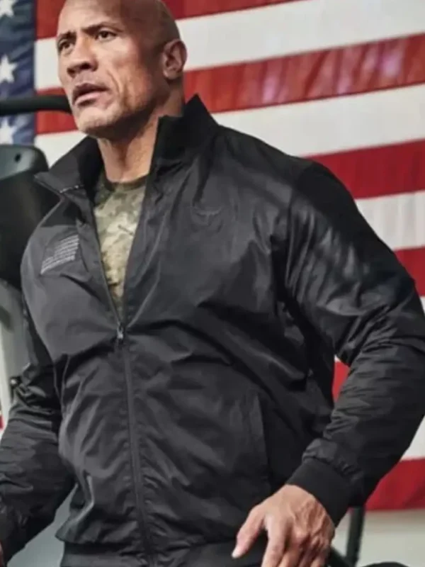 Project Rock X Freedom Dwayne Johnson Black Jacket