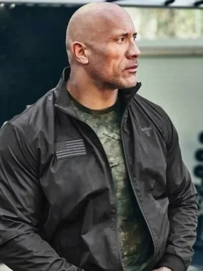 Project Rock X Freedom Dwayne Johnson Black Jacket