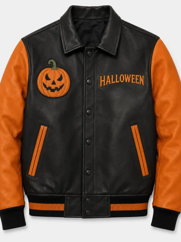 Pumpkin Patch Varsity Jacket