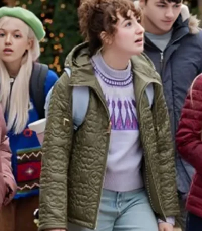 A Dance in the Snow Jenny Puffer Hooded Jacket