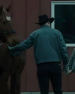Christmas Cowboy Armando Gutierrez Denim Jacket