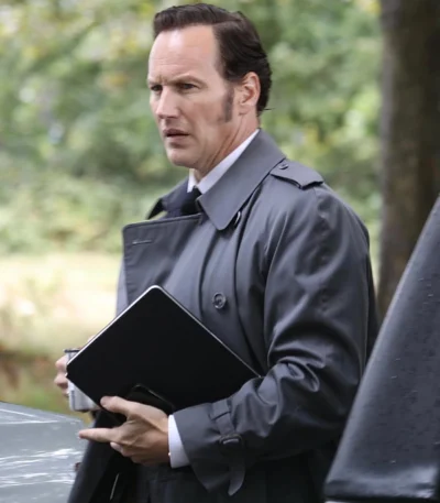 The Conjuring Last Rites Patrick Wilson Black Trench Coat