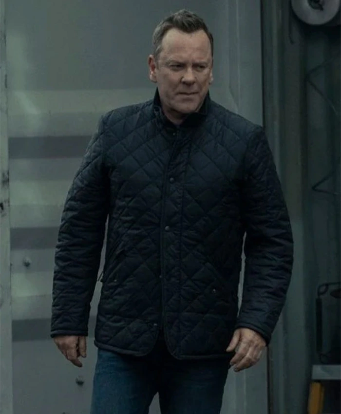 Rabbit Hole 2023 Kiefer Sutherland Black Coat Rabbit Hole 2023 Kiefer Sutherland Black Coat