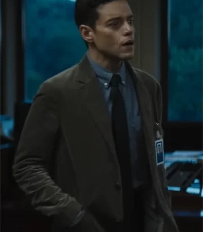 Rami Malek The Amateur Wool Coat