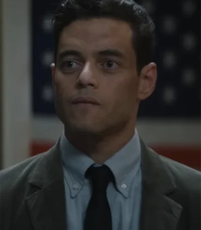 Rami Malek The Amateur Wool Coat