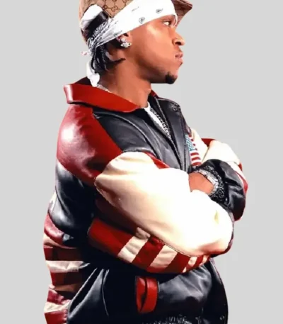 Txyy USA Flag Leather Jacket
