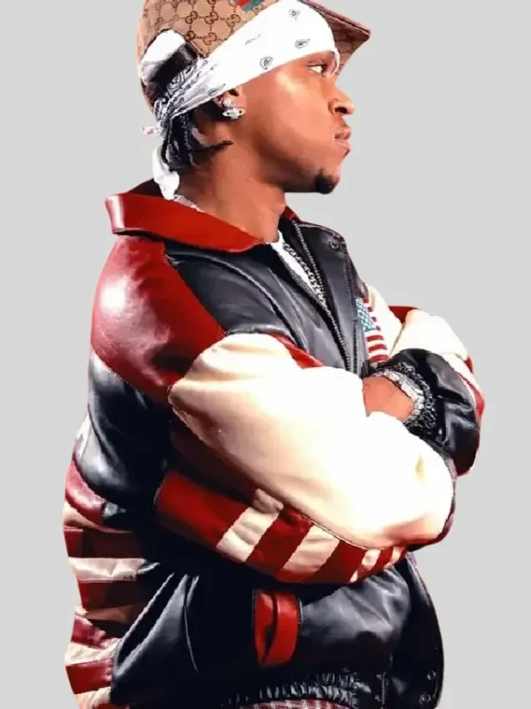 Txyy USA Flag Leather Jacket