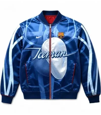 Drake Iceman x FC Barcelona Blue Jacket