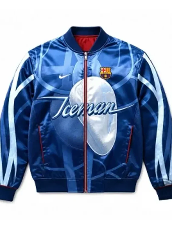 Drake Iceman x FC Barcelona Blue Jacket