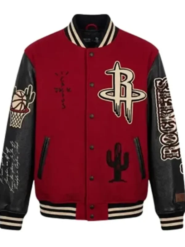 Travis Scott Houston Rockets Varsity Jacket