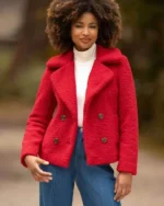 Red Teddy Coat