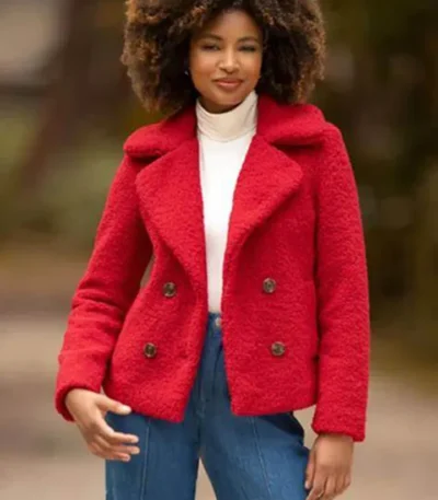 Red Teddy Coat