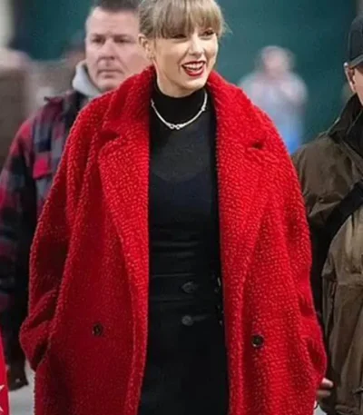 Red Teddy Coat