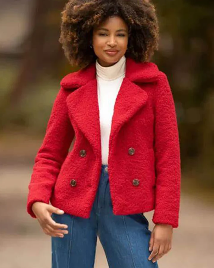 Red Teddy Coat Red Teddy Coat