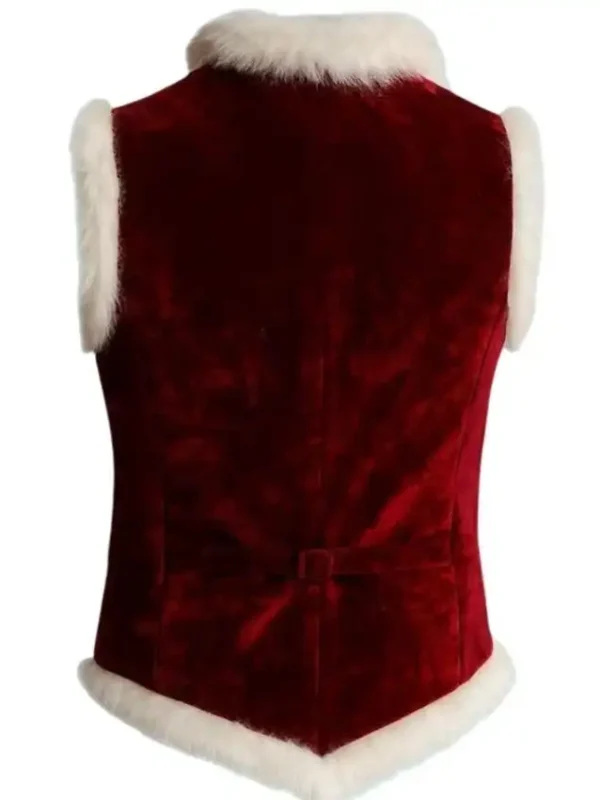 Red Velvet Santa Claus Vest
