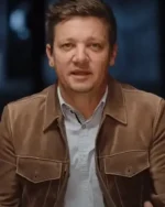 Rennervations 2023 Jeremy Renner Brown Suede Jacket