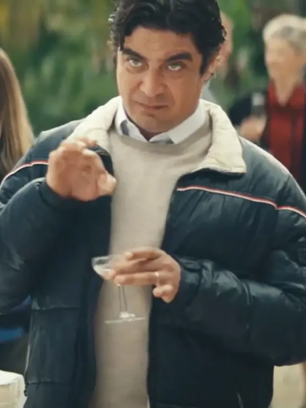 Riccardo Scamarcio Race for Glory Audi vs. Lancia 2024 Blue Jacket