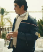 Riccardo Scamarcio Race for Glory Audi vs. Lancia 2024 Blue Jacket