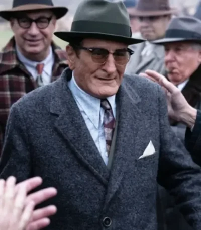 Robert De Niro The Alto Knights Grey Coat