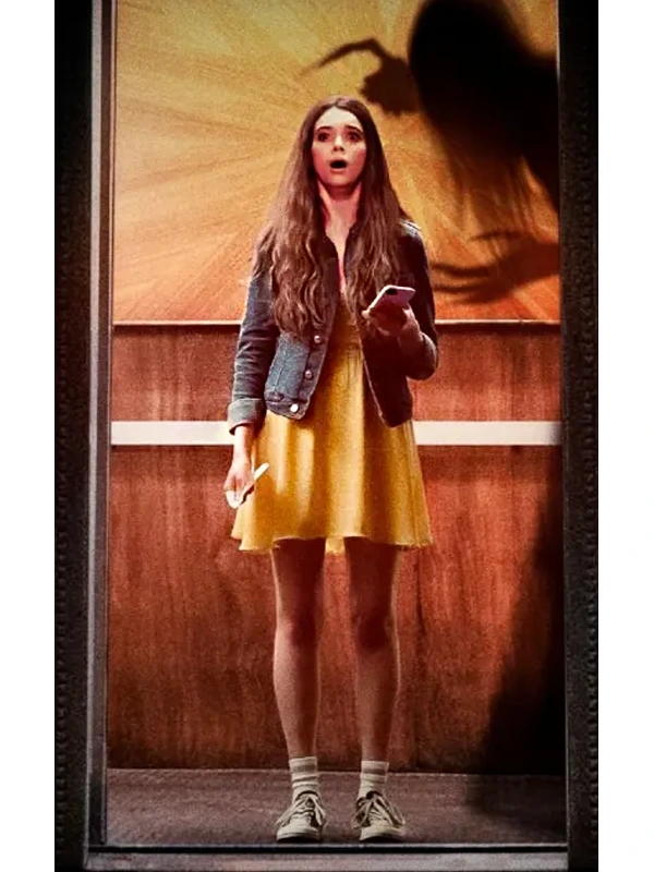 Elevator Game Megan Best Blue Denim Jacket