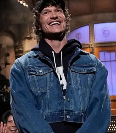 SNL 2026 Connor Storrie Denim Jacket