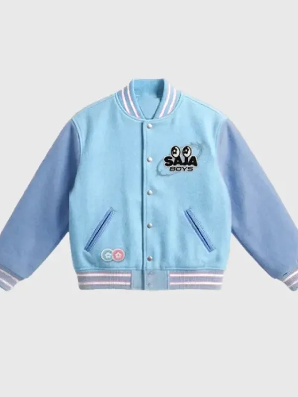 Saja Boys Blue Varsity Jacket