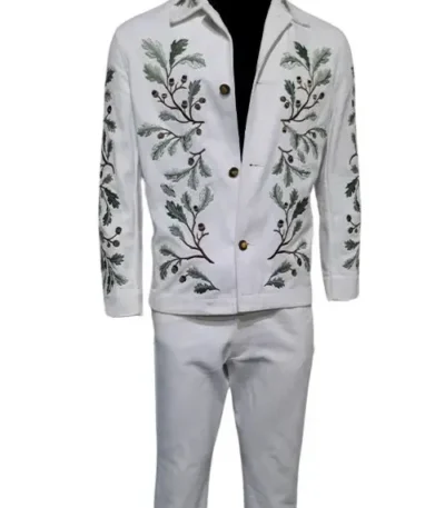 Barry Keoghan White Jacket