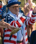 Salvo About My Father USA Flag Hooded Jacket