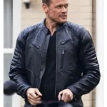 Sam Heughan The Couple Next Door 2023 Leather Jacket