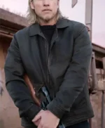 Sam Worthington Transfusion Black Cotton Jacket