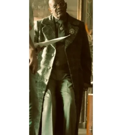 Samuel L Jackson Afterburn Trench Coat