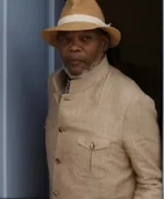 Samuel L. Jackson Argylle 2024 Beige Coat