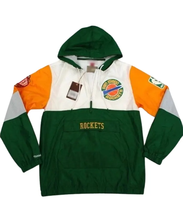 San Diego Rockets Windbreaker Jacket San Diego Rockets Windbreaker Jacket