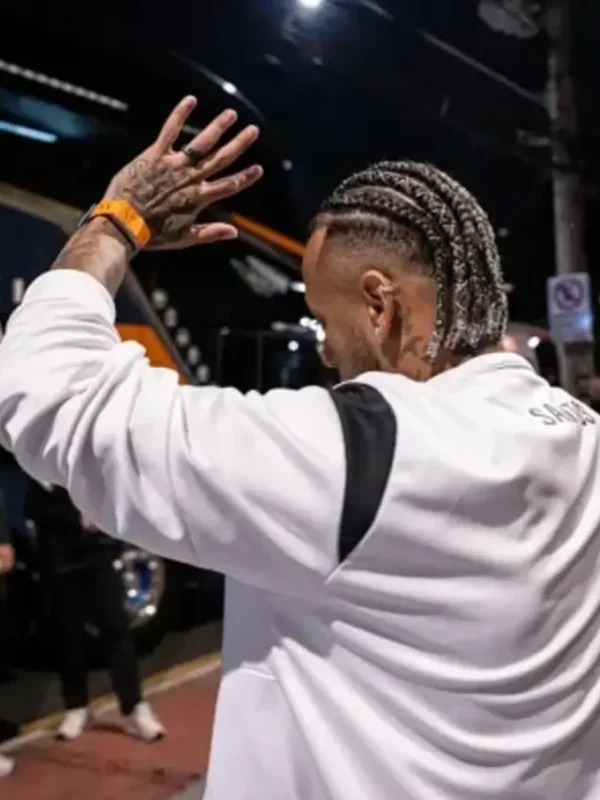 Neymar Santos FC White Track Jacket