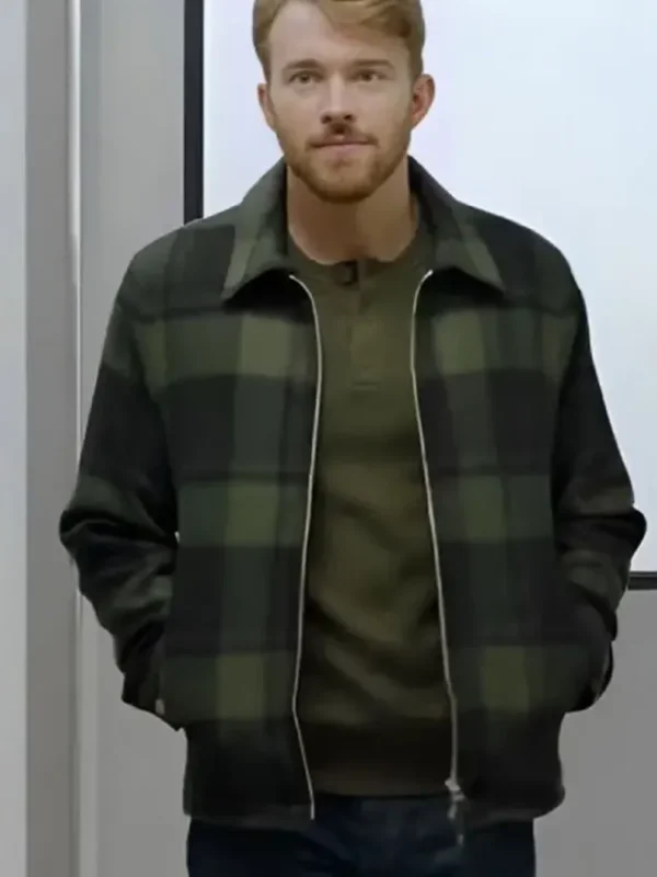 Sawyer Adams Mystic Christmas 2023 Plaid Jacket