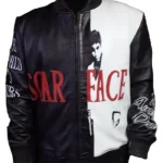 Scarface Al Pacino Black Leather Jacket