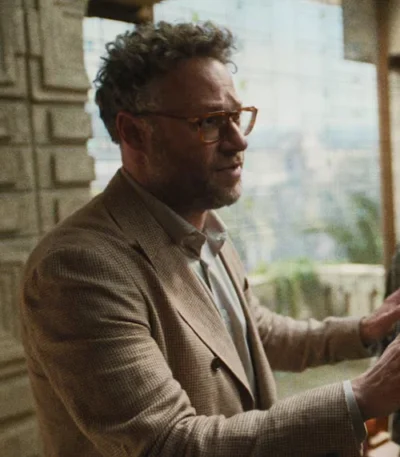Seth Rogen The Studio Beige Coat