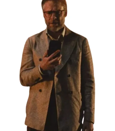 Seth Rogen The Studio Beige Coat