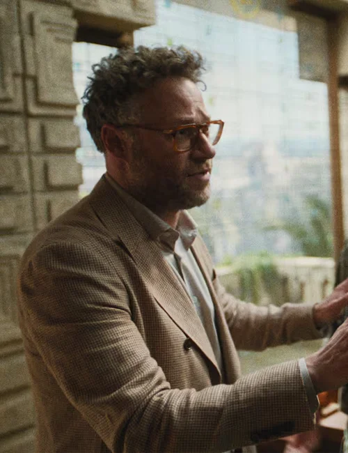 Seth Rogen The Studio Beige Coat Seth Rogen The Studio Beige Coat