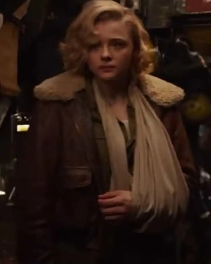 Shadow in the Cloud Maude Garrett Shearling Collar Jacket Shadow in the Cloud Maude Garrett Shearling Collar Jacket
