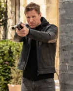 Aaron Eckhart Classified Leather Jacket