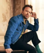 Aaron Paul Ash Blue Denim Jacket