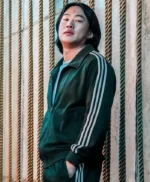 Ahn Jae-hong High Five Green Track Jacket