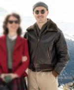 Albrecht Schuch I’m Not Stiller Leather Jacket
