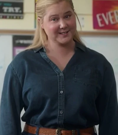 Amy Schumer Kinda Pregnant Blue Denim Suit